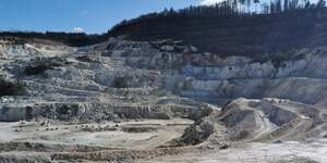 CarriEre de kaolins de Beauvoir, dans l& 39 Allier. Site qui pourrait accueillir la future mine de lithium Emili.