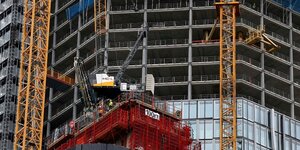 Chantier de construction a francfort