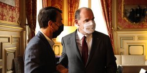 Grégory Doucet et Jean Castex