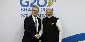 Keir Starmer et Narendra Modi