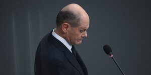 Le chancelier allemand olaf scholz