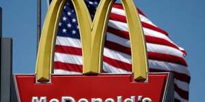 Le logo de mcdonald& 39 s mcd a los angeles