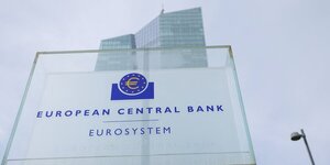 Le siege de la banque centrale europeenne (bce) a francfort, en allemagne