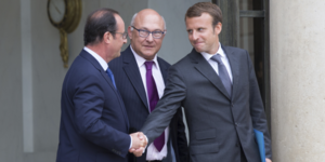 Macron, Sapin, Hollande,