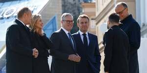 Macron, Starmer, Merz et Tusk