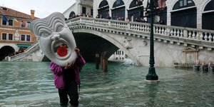 Nouvelle maree haute exceptionnelle a venise