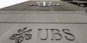 Photo d'archives du logo de la banque suisse ubs