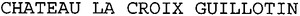 CHATEAU LA CROIX GUILLOTIN_logo