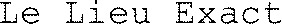 Le Lieu Exact_logo