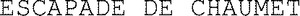 ESCAPADE DE CHAUMET_logo