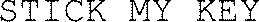 STICK MY KEY_logo