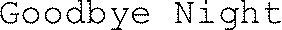 Goodbye Night_logo