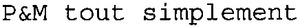 P&M tout simplement_logo