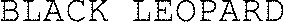 BLACK LEOPARD_logo