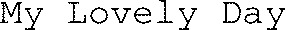 My Lovely Day_logo
