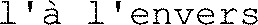 l'à l'envers_logo
