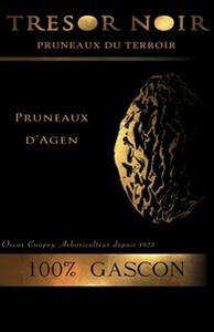 TRESOR NOIR PRUNEAUX DU TERROIR PRUNEAUX D'AGEN 100% GASCON_logo