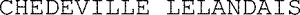 CHEDEVILLE LELANDAIS_logo