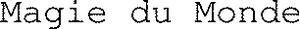 Magie du Monde_logo