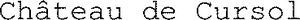 Château de Cursol_logo