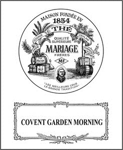 MAISON FONDEE EN 1854 THE QUALITE SUPERIEURE MARIAGE FRERES MF "LES MEILLEURS CRUS LA GRANDE TRADITION" COVENT GARDEN MORNING_logo