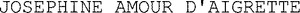 JOSEPHINE AMOUR D'AIGRETTE_logo