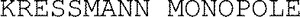 KRESSMANN MONOPOLE_logo
