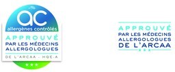 AC allergènes contrôlés APPROUVE PAR LES MEDECINS ALLERGOLOGUES DE L'ARCAA_logo