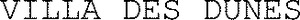 VILLA DES DUNES_logo