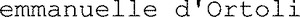 emmanuelle d'Ortoli_logo