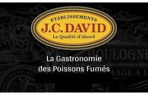 ETABLISSEMENTS J.C.DAVID La Qualité d'abord La Gastronomie des Poissons Fumés_logo