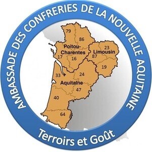 AMBASSADE DES CONFRERIES DE LA NOUVELLE AQUITAINE Terroirs et Goûts Poitou-Charentes Limousin Aquitaine_logo