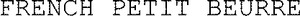 FRENCH PETIT BEURRE_logo