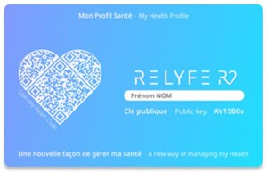 My Health Profile RELYFE R Une nouvelle façon de gérer ma santé A new way of managing my Health_logo