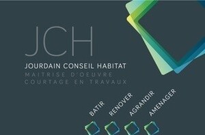 JCH JOURDAIN CONSEIL HABITAT MAITRISE D'OEUVRE COURTAGE EN TRAVAUX BATIR RENOVER AGRANDIR AMENAGER_logo