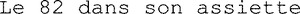 Le 82 dans son assiette_logo