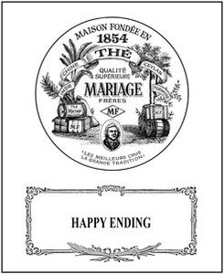 HAPPY ENDING Thé Inde Chine Ceylan Qualité supérieure MARIAGES FRERES MF MAISON FONDEE EN 1854_logo