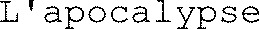 L'apocalypse_logo