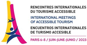 RENCONTRES INTERNATIONALES DU TOURISME ACCESSIBLE INTERNATIONAL MEETINGS OF ACCESSIBLE TOURISM ENCUENTROS INTERNATIONALES DE TURISMO ACCESIBLE PARIS 6-8/ JUIN-JUNIO / 2023_logo