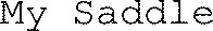 My Saddle_logo