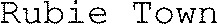 Rubie Town_logo