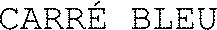 CARRÉ BLEU_logo