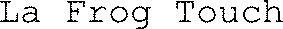 La Frog Touch_logo