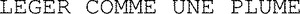 LEGER COMME UNE PLUME_logo
