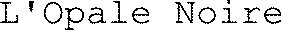L'Opale Noire_logo