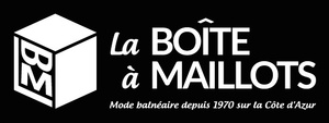 BM La BOÎTE à MAILLOTS Mode balnéaire depuis 1970 sur la Côte d'Azur_logo