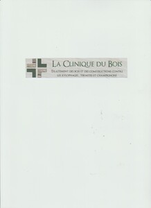 LA  CLINIQUE DU BOIS Traitement des bois et des constructions contre les xylophages, termites et champignons_logo