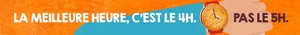 LA MEILLEURE HEURE, C'EST LE 4H. PAS LE 5H._logo
