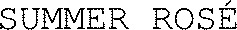 SUMMER ROSÉ_logo