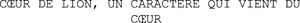 CUR DE LION, UN CARACTERE QUI VIENT DU CUR _logo